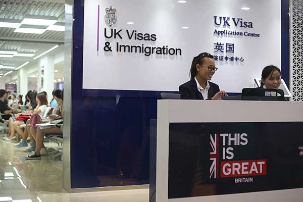 New UK visa application centers to open in Changsha, Kunming and Xi'an
