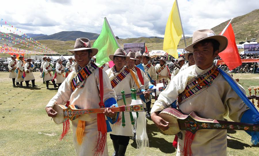 Sheep show held in Tibet