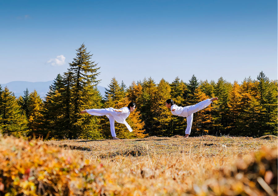 Indulged in the golden color of autumn in Shanxi