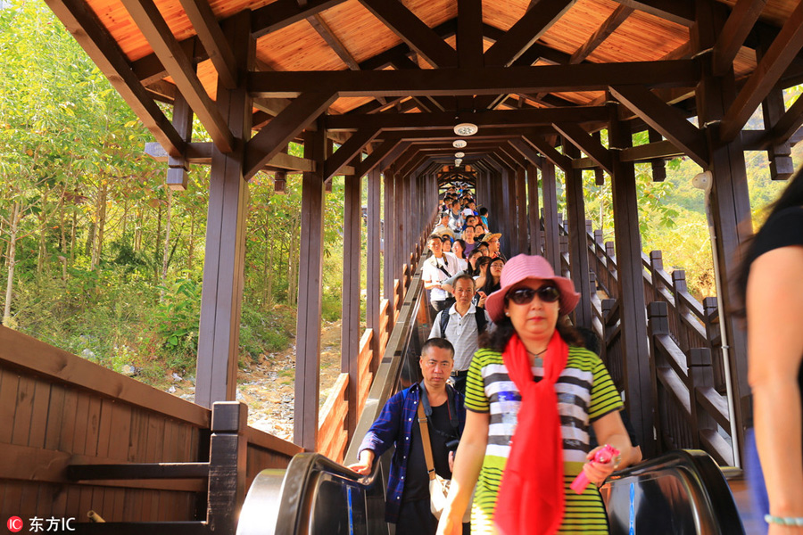 World's longest sightseeing escalator built in C China