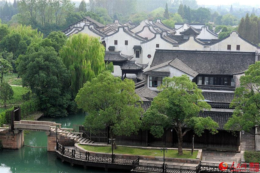 Idyllic scenery of Wuzhen 'water town'