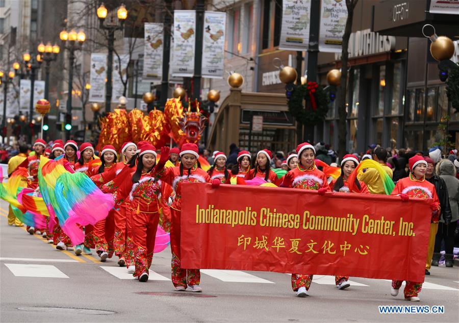 Chinese elements at Thanksgiving celebrations in the US