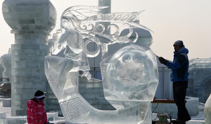 31st Int'l Ice Sculpture Competition ends in Harbin