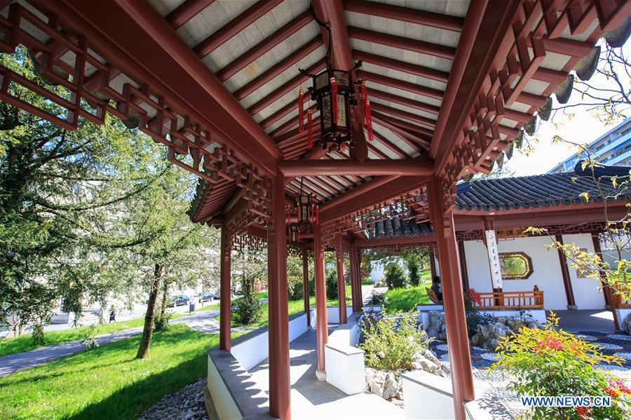 Chinese-style Gusu garden in Geneva, Switzerland