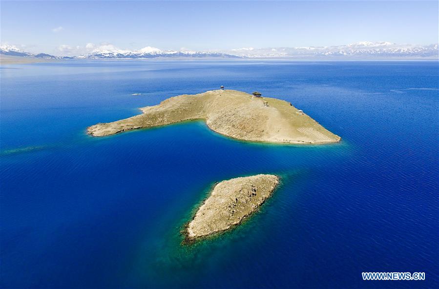 Amazing scenery of Sayram Lake in NW China's Xinjiang