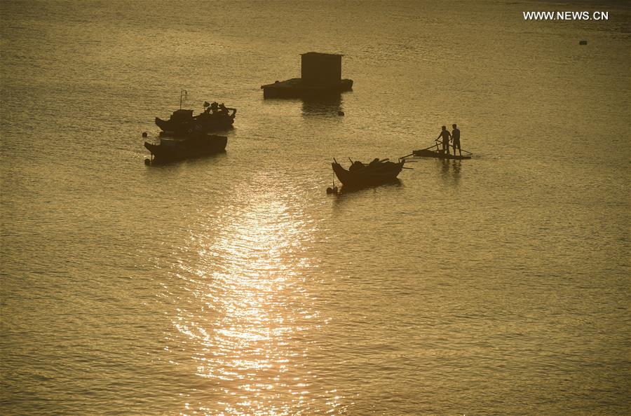 Enchanting scenery of coastline in SE China's Fujian