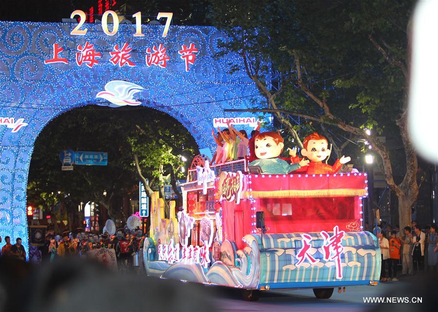 Parade held during Shanghai Tourism Festival in Shanghai