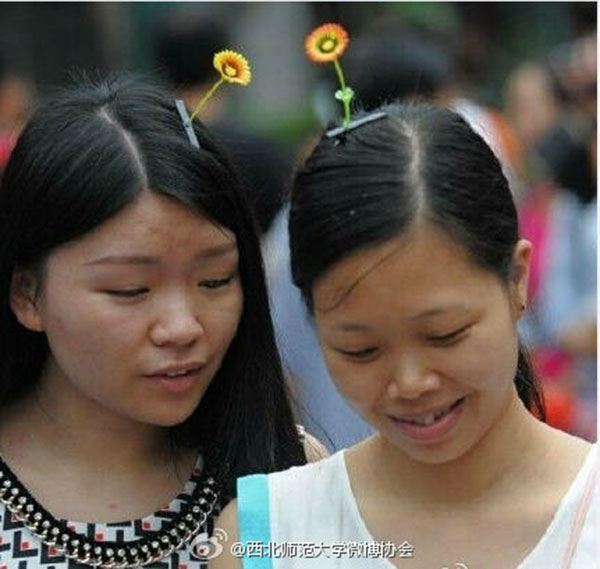 Quirky floral accessory becomes bizzare trend