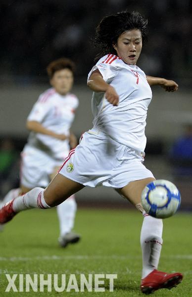 中国女足险平韩国 对手四次击中门柱