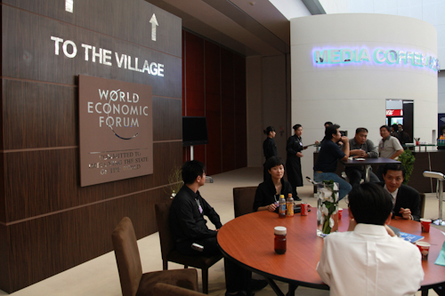 Media get busy at Summer Davos