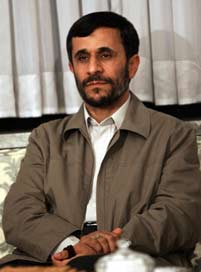 Iranian President Mahmood Ahmadinejad meets with female members of Iran's parliament in Tehran, Iran April 4, 2006. nuclear