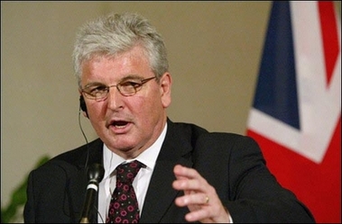 Defence Secretary Des Browne, seen here in August 2006. In a speech in London, Browne underlined the need for London's allies to share the burden of fighting in the volatile south of the war-scarred country.(AFP