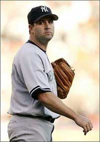 This 07 October 2006 file photo shows relief pitcher Cory Lidle of the New York Yankees against the Detroit Tigers during Game Four of the 2006 American League Division Series at Comerica Park in Detroit, Michigan. Yankees pitcher Lidle was piloting the plane that crashed into a high-rise building in New York City and died in the accident, US media reported. [AFP/file]
