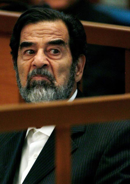 Saddam Hussein hanged Saddam Hussein hanged
