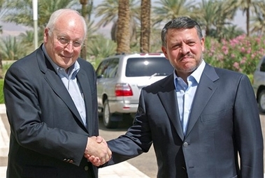 Cheney touts ties formed on Mideast trip