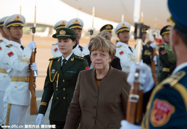 Merkel's visits to China aimed at forging 'special' ties