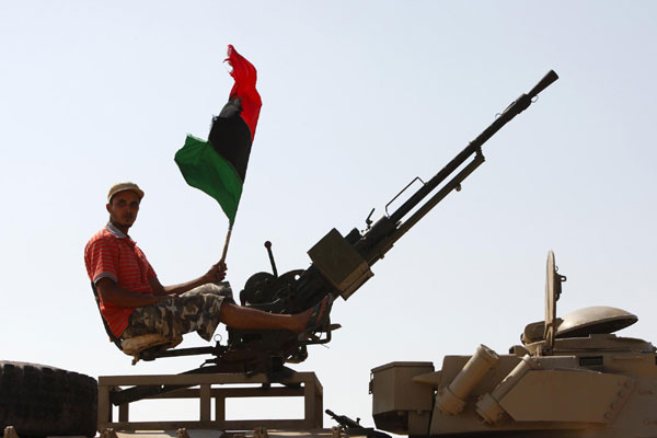 Libyan rebels' weapons in pictures