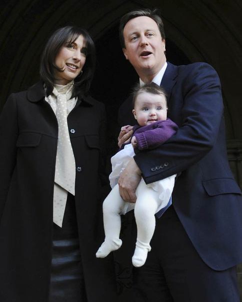 Britain's Prime Minister and wife