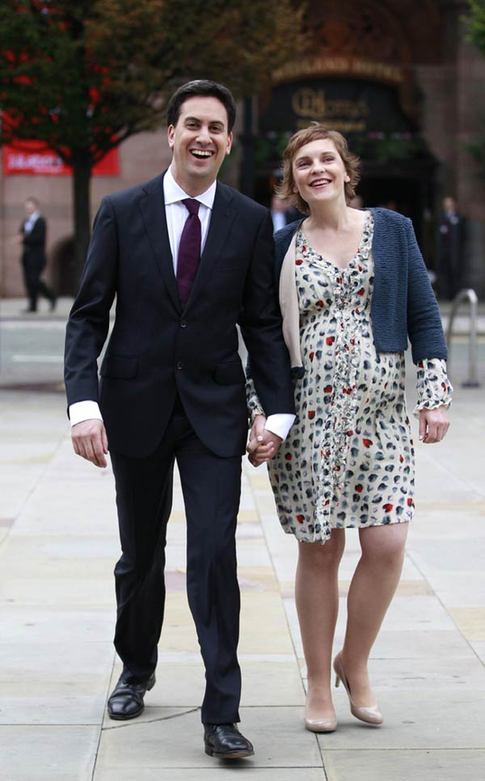 Ed Miliband and partner