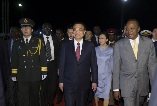 Chinese premier arrives in Kenya for visit