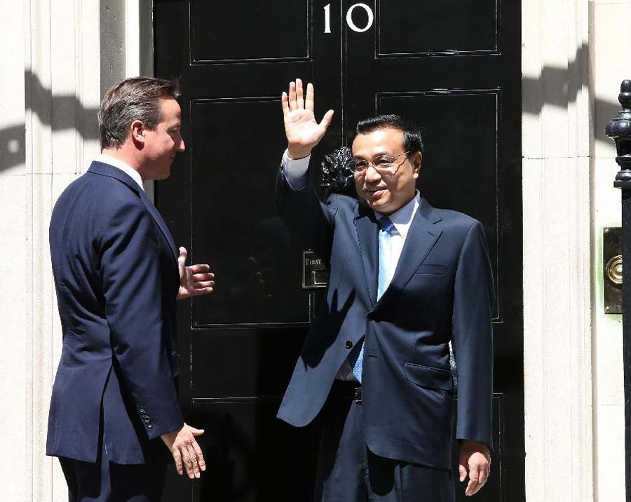 China, Britain issue joint statement, pledge to forward cooperation