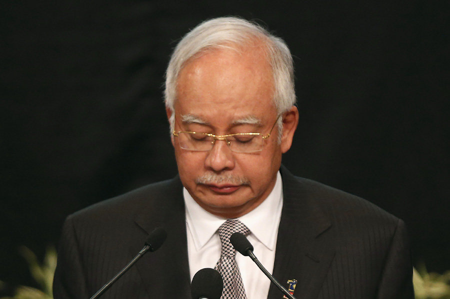 Malaysian PM says MH370 ended in ocean