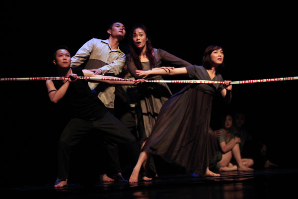 Earthquake inspires a moving dance show
