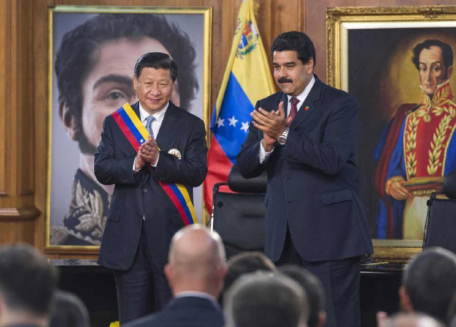 President Xi receives Liberator Medal in Venezuela
