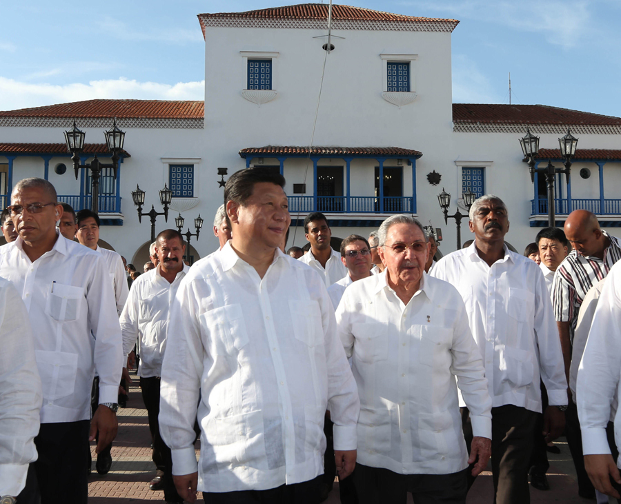 Chinese president visits Cuba's Heroic City