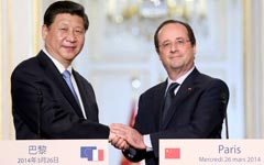 Chinese president meets French Senate leader