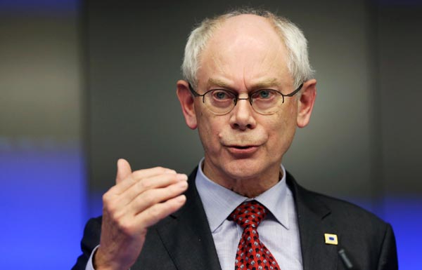 EU-China strategic partnership can shape global order: Van Rompuy