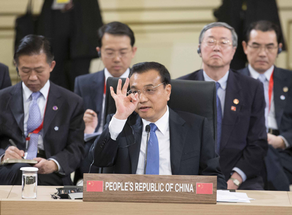 Premier Li calls for disturbance-free China-Japan-ROK cooperation