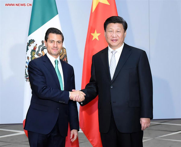 China-Mexico ties increasingly strategic: Xi