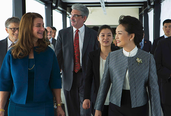 What will China's first lady do during the US visit?