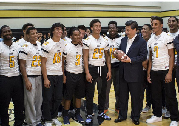 Why President Xi chose to visit Lincoln High School