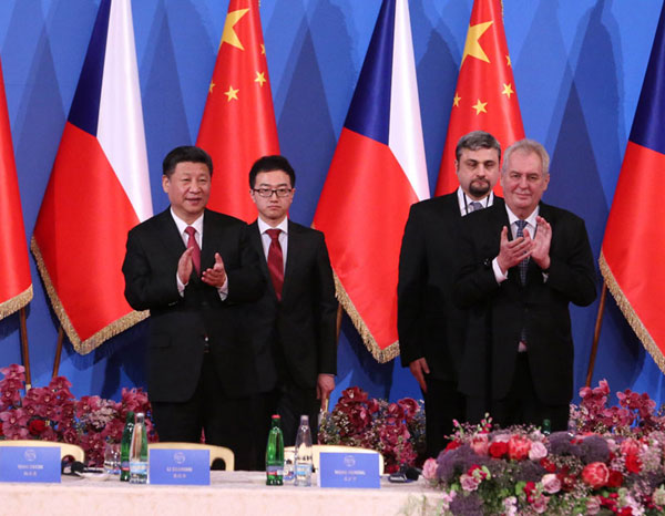 Deals lay foundation for Sino-Czech ties