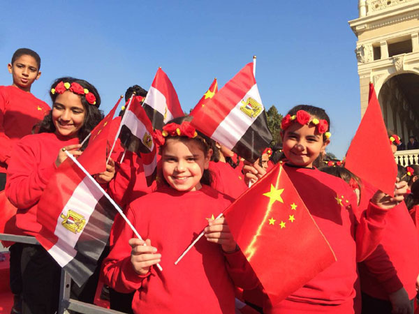 Egyptian welcome for Chinese President Xi Jinping