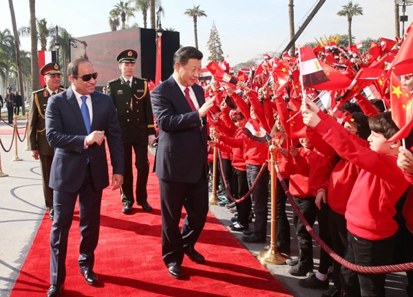 In photos: President Xi's visits to Egypt, Arab League headquarters