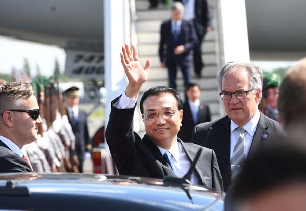 Chinese premier arrives in Berlin for official visit