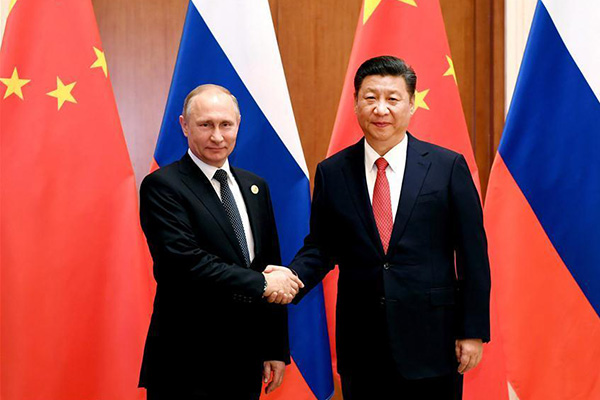 President Xi says relations with Russia at 'best time in history'