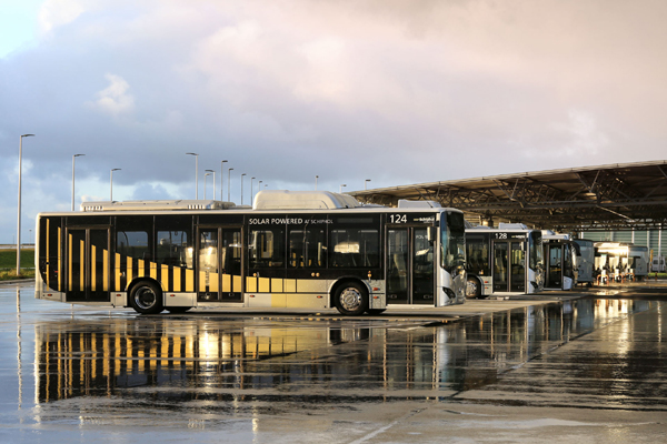China's BYD ebus fleet helps cut pollutants in Dutch airport
