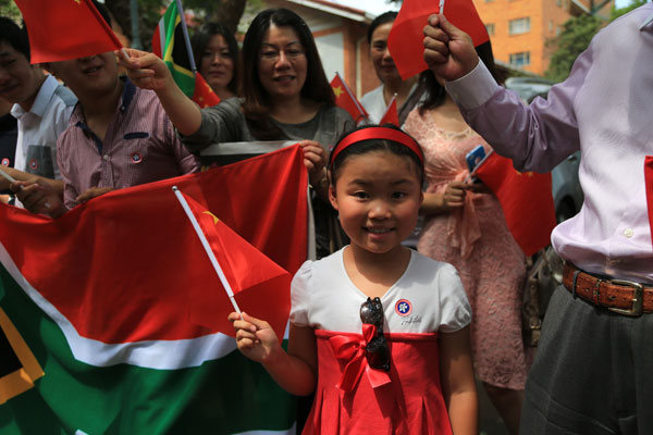 Chinese president arrives for state visit to South Africa