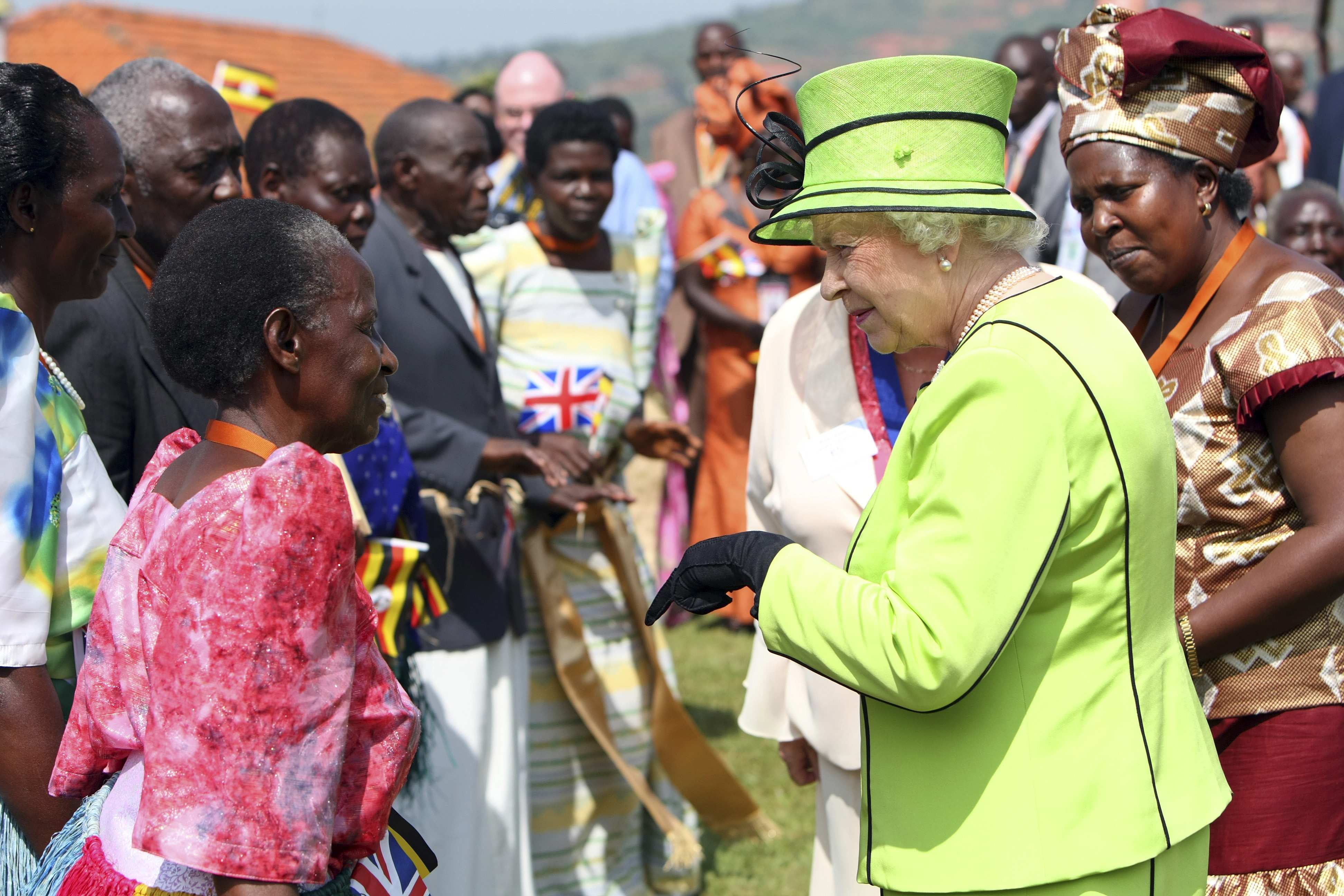 Queen Elizabeth visits Uganda