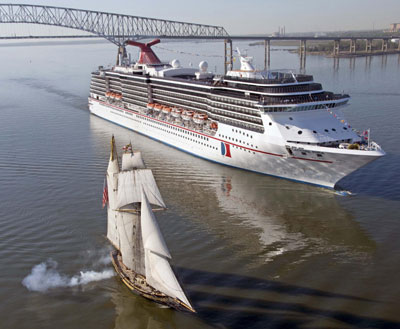 Carnival Pride cruise ship arrives in Baltimore