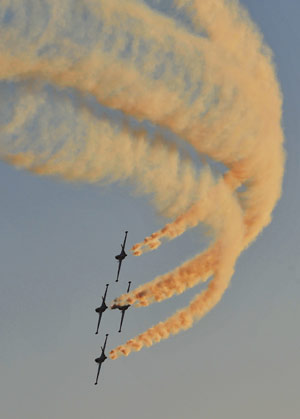 Graduating pilots soar in air