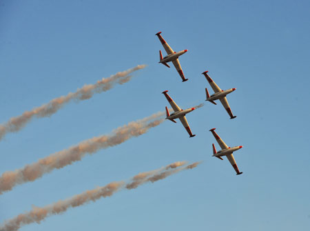 Graduating pilots soar in air