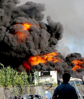 1,000 cars on fire in Rome