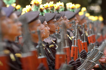 Passing-out parade of the Sri Lankan commando unit