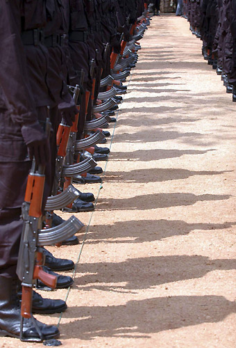 Passing-out parade of the Sri Lankan commando unit