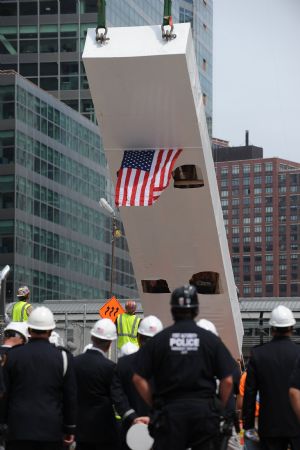 'Last Column' of WTC returned for 9/11 memorial